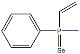 Methylphenylvinylphosphine selenide Struktur