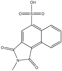 N-Methyl-4-sulfonaphthalimide Struktur