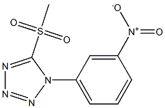 Methyl 1-(3-nitrophenyl)-1H-tetrazol-5-yl sulfone Struktur