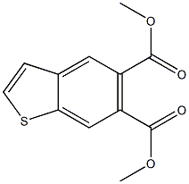 Benzo[b]thiophene-5,6-dicarboxylic acid dimethyl ester Struktur