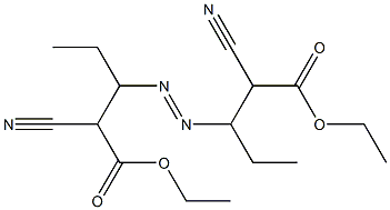 3,3'-Azobis(2-cyanovaleric acid)diethyl ester Struktur