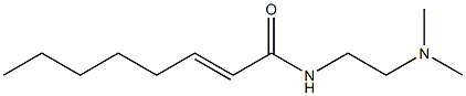 N-[2-(Dimethylamino)ethyl]-2-octenamide Struktur