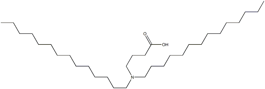 4-(Ditetradecylamino)butyric acid Struktur