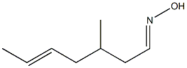 3-Methyl-5-heptenal oxime Struktur