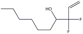 3,3-Difluoro-1-decen-4-ol Struktur