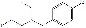 4-Chloro-N-ethyl-N-(2-iodoethyl)benzenemethanamine Struktur