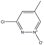 3-Chloro-5-methylpyridazine 1-oxide Struktur