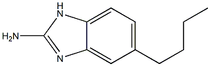 2-Amino-5-butyl-1H-benzimidazole Struktur