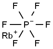 Rubidium hexafluorophosphate Struktur