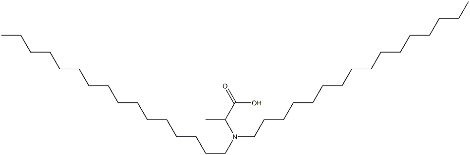 2-(Dihexadecylamino)propanoic acid Struktur