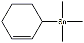 Trimethyl(2-cyclohexenyl)stannane Struktur