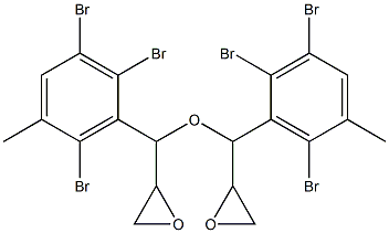 2,3,6-Tribromo-5-methylphenylglycidyl ether Struktur