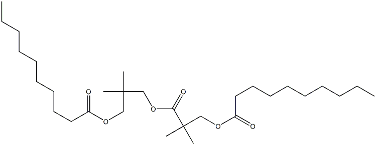 3-Decanoyloxy-2,2-dimethylpropionic acid 3-decanoyloxy-2,2-dimethylpropyl ester Struktur