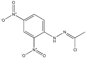 1-Chloroethanone 2,4-dinitrophenyl hydrazone Struktur