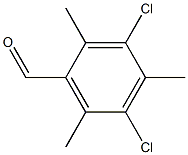 3,5-Dichloro-2,4,6-trimethylbenzaldehyde Struktur