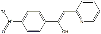 (Z)-1-(4-Nitrophenyl)-2-(2-pyridinyl)ethene-1-ol Struktur