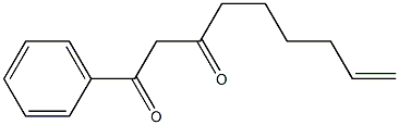 1-Phenyl 8-nonene-1,3-dione Struktur