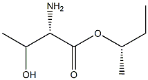 (2S)-2-Amino-3-hydroxybutanoic acid (S)-1-methylpropyl ester Struktur