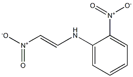 (E)-1-[(2-Nitrophenyl)amino]-2-nitroethene Struktur