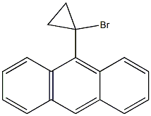 9-(1-Bromocyclopropyl)anthracene Struktur