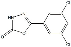 5-(3,5-Dichlorophenyl)-1,3,4-oxadiazol-2(3H)-one Struktur