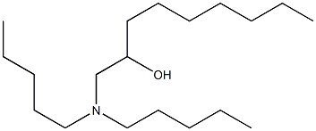 1-Dipentylamino-2-nonanol Struktur