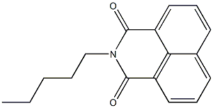 2-Pentyl-1H-benzo[de]isoquinoline-1,3(2H)-dione Struktur