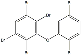 2,2',3,5,5',6-Hexabromo[1,1'-oxybisbenzene] Struktur