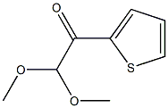 2-(Dimethoxyacetyl)thiophene Struktur