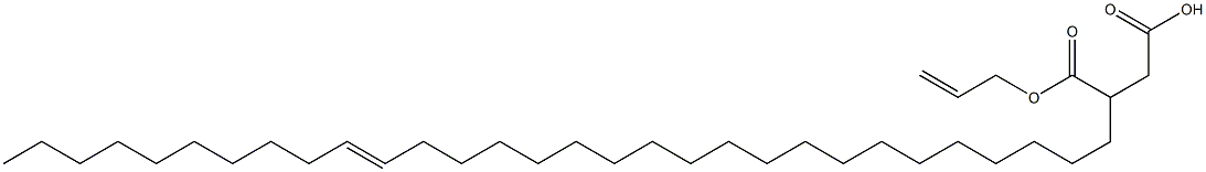 3-(20-Triacontenyl)succinic acid 1-hydrogen 4-allyl ester Struktur