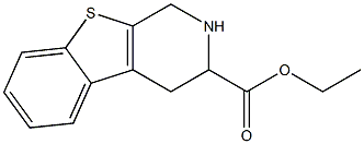 1,2,3,4-Tetrahydro[1]benzothieno[2,3-c]pyridine-3-carboxylic acid ethyl ester Struktur