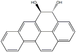 (4R,5R)-4,5-Dihydrobenzo[a]pyrene-4,5-diol Struktur