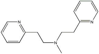 N-Methyl-N-[2-(2-pyridyl)ethyl]-2-pyridineethaneamine Struktur