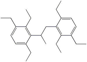 3,3'-(1,2-Propanediyl)bis(1,2,4-triethylbenzene) Struktur