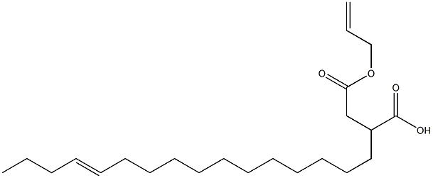 2-(12-Hexadecenyl)succinic acid 1-hydrogen 4-allyl ester Struktur