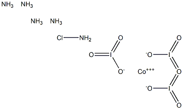 Chloropentamminecobalt(III) iodate Struktur