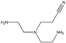 3-[Bis(2-aminoethyl)amino]propiononitrile Struktur