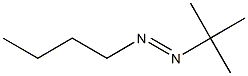 1-Butyl-2-tert-butyldiazene Struktur