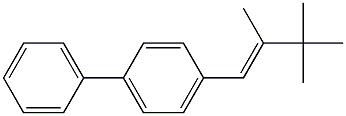 4-[(E)-2,3,3-Trimethyl-1-butenyl]biphenyl Struktur