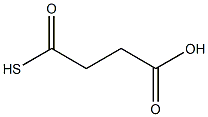 4-Mercapto-4-oxobutanoic acid Struktur