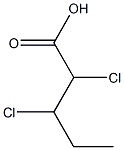 2,3-Dichlorovaleric acid Struktur