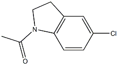 1-Acetyl-5-chloroindoline Struktur