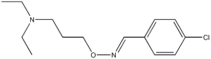 4-Chlorobenzaldehyde [(E)-O-[3-(diethylamino)propyl]oxime] Struktur