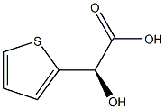 (R)-2-Hydroxy-2-(2-thienyl)acetic acid Struktur