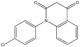 1-(4-Chlorophenyl)quinoline-2,4(1H,3H)-dione Struktur