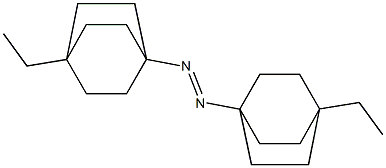 1,1'-[(E)-Azo]bis[4-ethylbicyclo[2.2.2]octane] Struktur