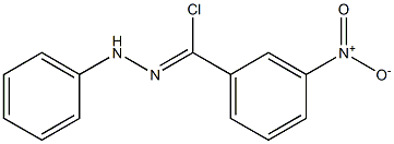 1-[Chloro(3-nitrophenyl)methylene]-2-phenylhydrazine Struktur