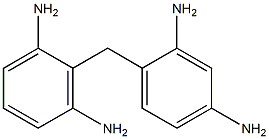 2-[(2,4-Diaminophenyl)methyl]-1,3-benzenediamine Struktur