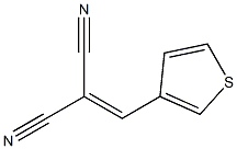 2-(3-Thienylmethylene)malononitrile Struktur