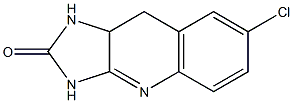 7-Chloro-9,9a-dihydro-1H-imidazo[4,5-b]quinolin-2(3H)-one Struktur